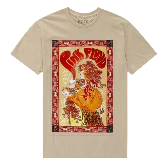 HOT TOPIC Pink Floyd Marquee Club Boyfriend Fit Girls T-Shirt ~ NWT - Picture 3 of 8